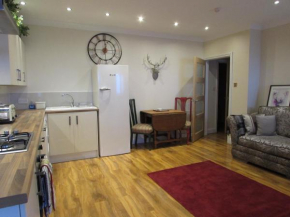 Classy, luxury one bedroom ground floor apartment steps from town station & theatre